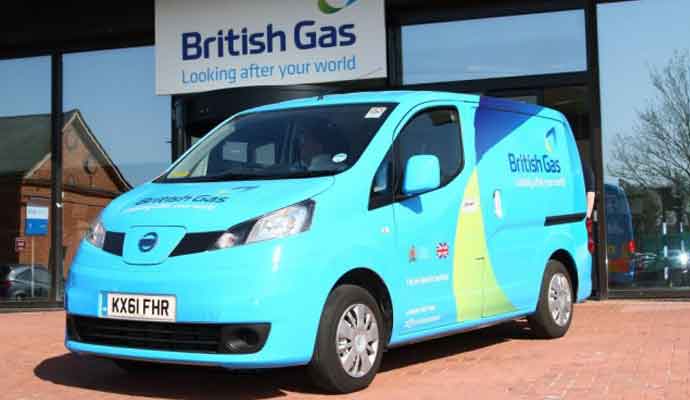 British Gas van