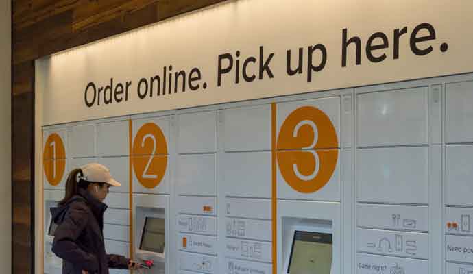 online pickup station