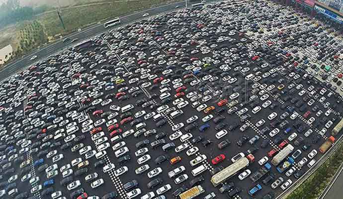 China - Highway 10 Traffic Jam