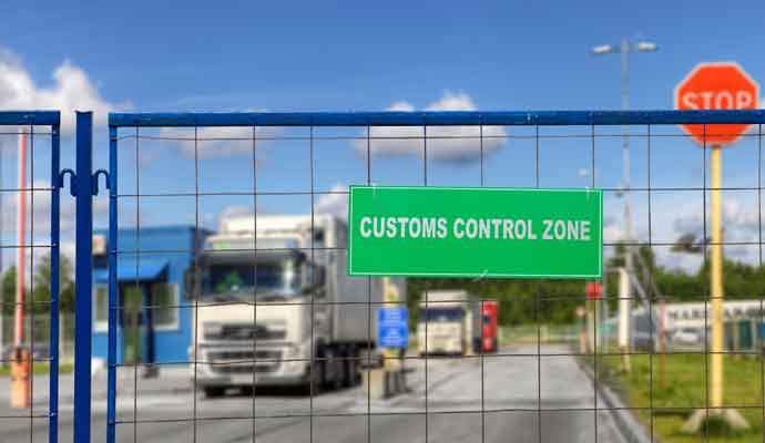 customs control zone
