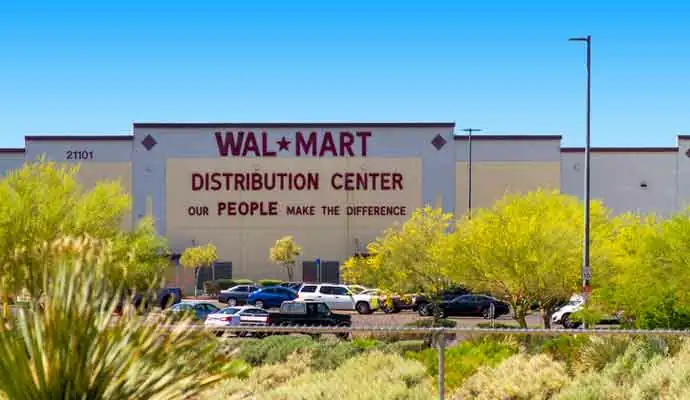 Walmart Distribution Center with the slogan of: Our People Make The Difference