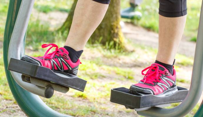 outdoor gym at services