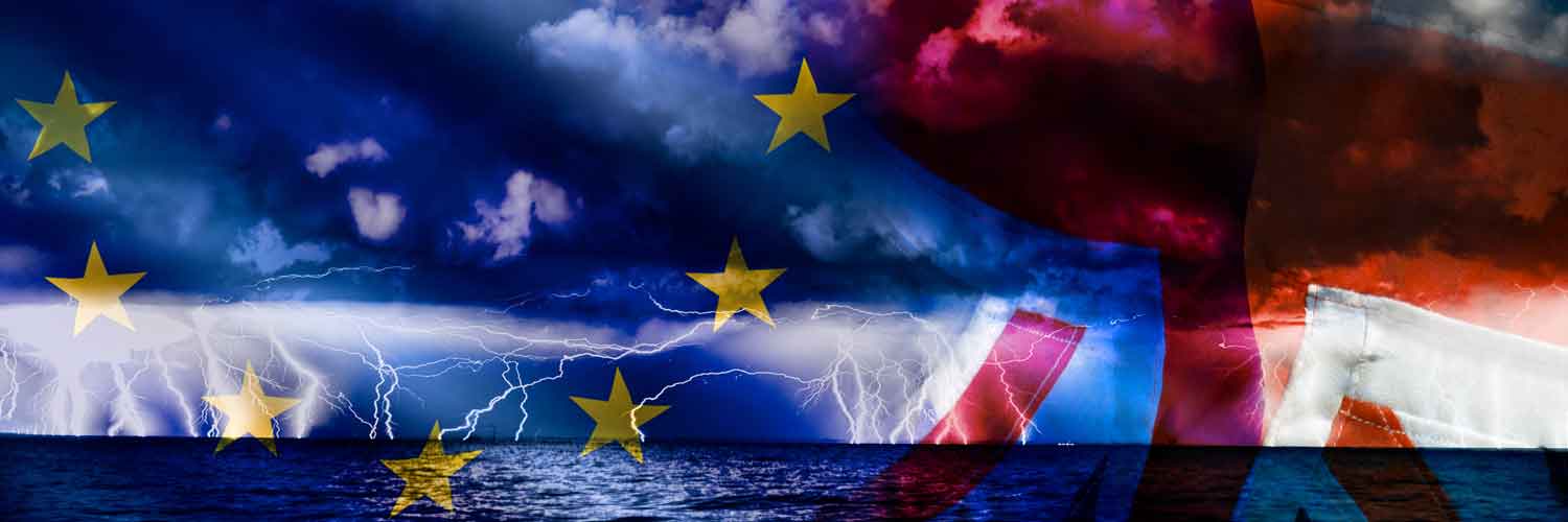 Northern Ireland brexit stormy sea