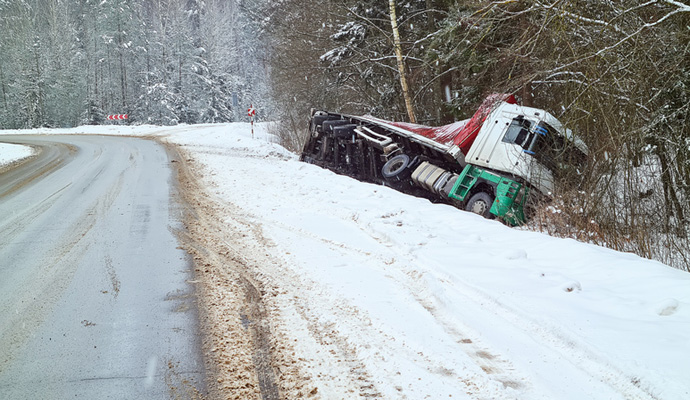 ice road accident