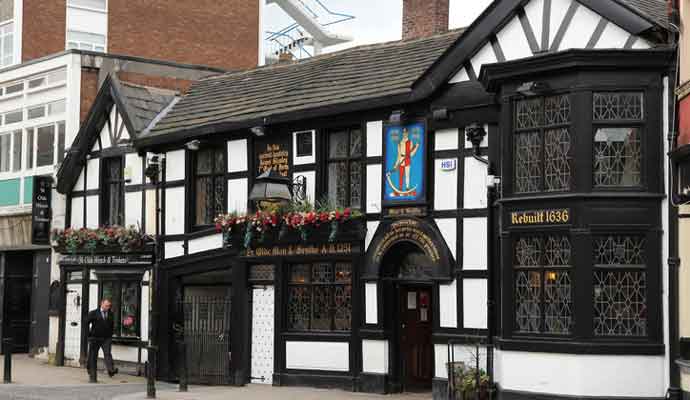 Same Day Courier Bolton historic pub