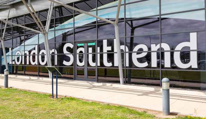Same Day Courier Southend airport