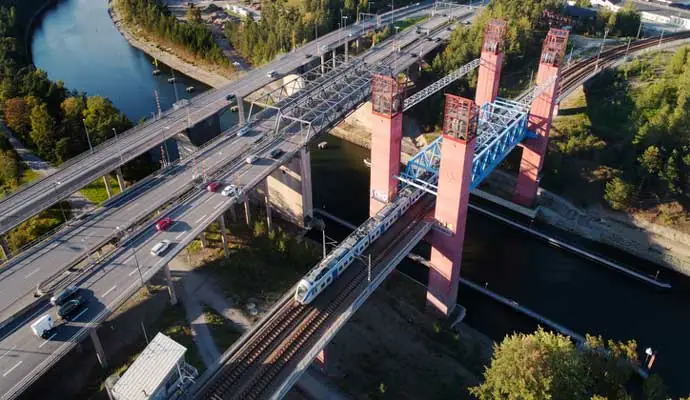 driverless trucks for sodertalje sweden road-bridge